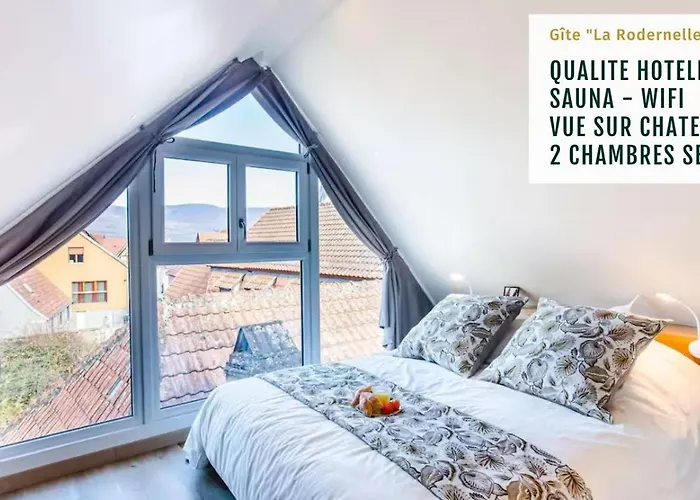 Gite La Rodernelle - Sauna Privatif - Climatisation - Vue Sur Le Chateau Du Haut Koenigsbourg
