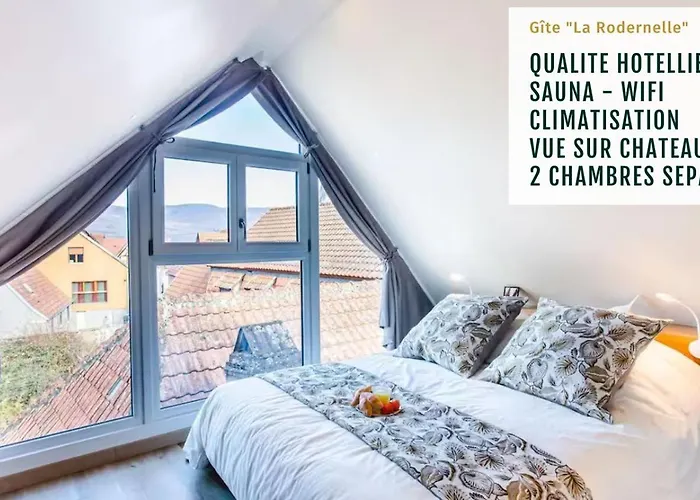 Gite La Rodernelle - Sauna Privatif - Climatisation - Vue Sur Le Chateau Du Haut Koenigsbourg
